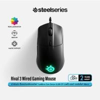 ราคา SteelSeries Rival 3 Gaming Mouse เม้าส์เกมมิ่ง 6 ปุ่ม รองรับ Macro เซ็นเซอร์ 8500 CPI #Qoomart (28201265161)