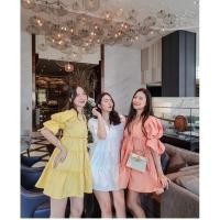 ราคา ชุดเดรสสั้นระบายชั้นๆ (9515474260)