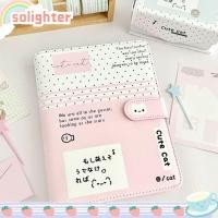 ราคา SOLIGHTER สมุดโน๊ตแบบหลวม, อัลบั้มภาพหนัง PU แมวลายจุด, ของขวัญป้องกันโฟโต้การ์ด A5 เกาหลี (46609560289)