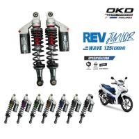 ราคา โช๊คหลัง OKD ใส่ wave 125i รุ่น Rev Junior (ใส่กับบังโซ่เดิมได้เลย) (26662851566)