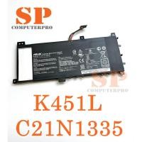 ราคา ASUS BATTERY แบตเตอรี่ของแท้ ASUS K451L Series model: C21N1335 (6684197881)