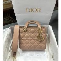 ราคา Lady Dior Small Size สี Blush ปี22 (24450606276)