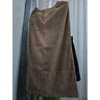 ราคา กระโปรงลูกฟูก สีน้ำตาล มือสอง (28630588024)