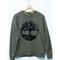 ราคา เสื้อสเวตเตอร์ Timberland Logo Sweatshirt สีเขียวขี้ม้า (Olive Green) (46407232693)