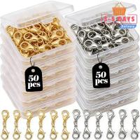 ราคา [จัดส่ง 3-5 วัน]พวงกุญแจเครื่องประดับ ทําเอง 10/50 ชิ้น |เข็มกลัดกุ้งก้ามกรามสองหัว|เครื่องประดับทํามือ DIY สีทองสีเงิน|หัวเข็มขัดเชื่อมต่ออเนกประสงค์ (43878600797)