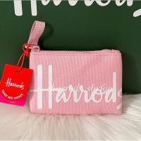 ราคา Harrods * พร้อมส่ง * Coin Purse logo สีชมพู ของแท้ 100% จากอังกฤษ (29131328844)