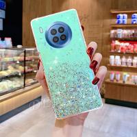 ราคา เคสโทรศัพท์ Huawei Nova 8i / Nova 8 / Nova 7i / Nova 7 / Nova 7SE Bling โปร่งใสสะอาด Glitter Star Space Softcase ฝาหลังสําหรับ Huawei Nova8i ปลอก (40866145690)