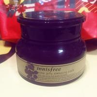 ราคา ของแท้ 100% Innisfree Wine Jelly Sleeping Pack 80 mL. (ไซส์จริง) (1076214123)