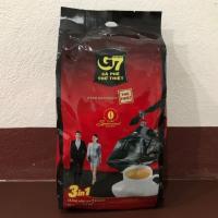 ราคา กาแฟ กาแฟG7 กาแฟสำเร็จรูป 3 in1 กาแฟเวียดนาม ขนาด (1 ห่อใหญ่ =1.6 kg=100ซอง*16 กรัม) (7147102301)