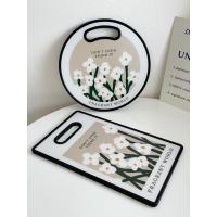ราคา เขียงพลาสติกหั่นผัก ผลไม้ PP flowers market เขียงพลาสติกสกรีนลาย (20344781805)
