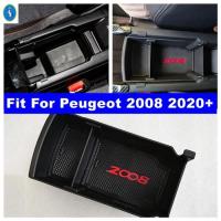 ราคา Car Central Armrest Storage Box For Console Arm Rest Tray Pallet Container Phone Tray Accessories F (48404447363)
