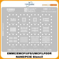 ราคา EMC 3 BGA315 BGA70 BGA110 BGA 200 176 254 297 221 Reballing Stencil สําหรับ EMC/EMCP/UFS/UMCP/LPDDR/NAND PCIE เหล็กตาข่ายซ่อม (28744564771)