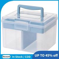 ราคา Clear Craft กล่องเก็บของวางซ้อนกันได้พร้อมถาดเก็บของพลาสติกภาชนะเก็บอเนกประสงค์แบบพกพากรณีเดินทาง 20 X 16 X 14.5 ซม.สีฟ้า (24041466188)