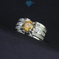 ราคา แหวนผู้ชาย Moissanite Diamond หินสีเหลือง 7 platinum platinum test GRA หรูหรา NNAM0040 - TNJ Jewelr (27262165253)