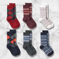 ราคา [สินค้าใหม่] Uniqlo - ถุงเท้า HEATTECH ลาย Fair Isle | ลาย Argyle ถุงเท้าข้อยาว แบรนด์แท้ 100% (26065779570)