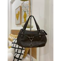 ราคา marie claire กระเป๋า หนัง shlouder bag สะพายไหล่ สีน้ำตาล มือสอง (51405053307)