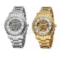 ราคา POCA Man Watch นาฬิกาข้อมือ ผู้ชาย สายสแตนเลส หน้าปัดเปลือยลาน กระจกกันรอยขีดข่วน ระบบ Automatic+ไขลาน (2390791524)