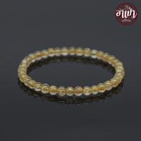 ราคา หินไหมทอง Gold Rutilated Quartz เกรด Premium ขนาด 5 มิล คัดหิน หินมงคล เรียกเงิน เรียกทอง กำไลหินสี หินสีทอง (24960845435)