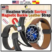 ราคา Realme Watch 5/ S2/ นาฬิกา 3/pro Realme Watch 2/pro, 22 มม.หนังพรีเมี่ยมหัวเข็มขัดแม่เหล็กสําหรับ Realme Watch Series (47208309327)
