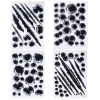 ราคา JOSLIN จำลองรูกระสุน สติ๊กเกอร์แต่งรถ 3D สัญลักษณ์สติกเกอร์สร้างสรรค์ รูกระสุนปลอม ปืนยิงสำหรับ อุปกรณ์เสริมในรถยนต์ (46809302240)