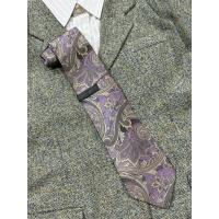 ราคา Greenwich ป้ายห้อย - เนคไทลายลูกน้ำ มือสอง เนคไทวินเทจ (necktie) (42073943875)