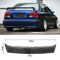 ราคา Carbon Fiber Rear Trunk GT Wing Spoiler Boot For HONDA CIVIC 1996-2000 K8 2/4 Door Car Styling (53804017923)