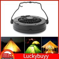 ราคา Luckybuyy Luckybuyy LED เต็นท์พัดลมแสงแบบพกพา 12LED USB ชาร์จโคมไฟโคมไฟสำหรับการตั้งแคมป์เดินป่ากลางแจ้ง (27744496931)