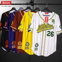ราคา (ส่งจากไทย) เสื้อกีฬา Oversize | เบสบอล เบอร์ 26 (26651739426)