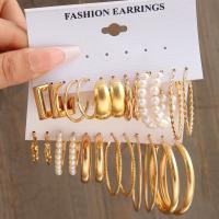 ราคา 6เซ็ตElegant Gold Silver Square Hoopต่างหูหัวใจต่างหูมุกสําหรับผู้หญิงเครื่องประดับอุปกรณ์เสริมGold Silver -A (57601288593)