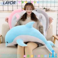 ราคา ลาดอร์ ของเล่นตุ๊กตาปลาโลมา, หน้า ฝ้ายเติมหมอนปลาโลมานุ่ม, ของขวัญเด็ก 30/ 50 ซม. สีฟ้าสีชมพูสีเทาโซฟาเบาะ (55755632304)