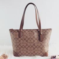 ราคา COACH ZIP TOP TOTE IN SIGNATURE CANVAS (5212476798)