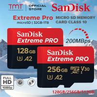 ราคา (ส่งด่วน) SANDISK Micro SDcard Extreme Pro 32GB/64GB/128GB/256GB (200MB) UHS-I V30 U3 เมม Memory card แท้ microSD Memory Card 128GB 256GB 512GB 1TB A2 V30 U3 C10 A2 200MB/s (56209466327)