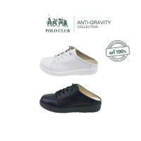 ราคา POLO CLUB รองเท้าผ้าใบหนัง-เปิดส้น รุ่น AG-2001 (42168015848)