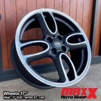 ราคา ล้อแม็ก MINI-GP MACHINE ขอบ 17x7" 4H100 ET+40 สีดำด้าน ล้อใหม่มือ1 (ราคาชุด 4 วง) 0102 (4014-17MATT BLACK POLISHED) (6) (24605851376)