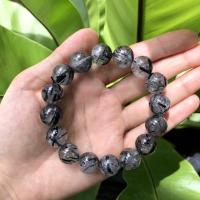 ราคา กำไลข้อมือแก้วขนเหล็กหินแท้100%ใส่ป้องกันสิ่งไม่ดีเพื่อมโชคลาภ 12มิล (6348155043)