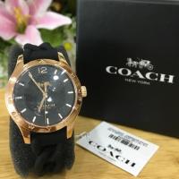 ราคา ขายต่ำกว่าทุน ของแท้ พร้อมส่งฟรีที่ไทย!! COACH 14502378 (W6044) MADDY ROSEGOLD PLATED BRAIDED RUBBER STRAP (1173565501)