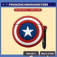 ราคา เคส Ap 1/2 & Pro CAPTAIN AMERICA SHIELD MODEL COVER - สําหรับหูฟังไร้สาย (บลูทูธ) - MOBILE89 (55056072894)