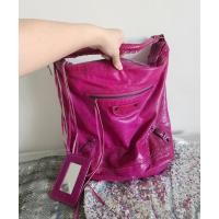ราคา กระเป๋า Balenciaga ของแท้ 100% รุ่น Pink Leather Motocross Classic Day Rosa สภาพใช้งาน ราคาคุ้มค่ะ (26728427063)