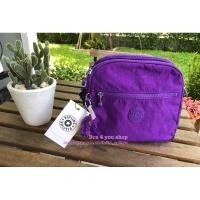 ราคา กระเป๋า Kipling รุ่น Kefee - Tile Purple ของแท้100% นำเข้าจาก (5559255124)