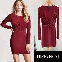 ราคา Forever21 Size S สีแดงเบอกันดี B36 (24520258580)
