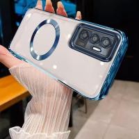 ราคา เคส ปลอก VIVO v23e VIVO V23 5กรัม VIVO V21 5กรัม VIVO v21e 4กรัม VIVO V20 Pro โทรศัพท์กรณีนุ่มทองชายแดนใสกันชนด้วยแม่เหล็กแหวนดูดช็อกดูดซับป้องกัน (27466548502)
