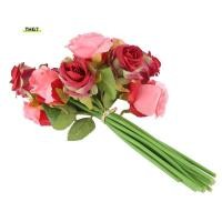 ราคา Belinda712ชิ้น/ล็อตประดิษฐ์ดอกกุหลาบช่อดอกไม้งานแต่งงานสีขาวสีชมพูไทยRoyal Roseดอกไม้ผ้าไหมตกแต่งบ้านงานแต่งงานDecor (55409607780)