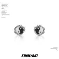 ราคา ต่างหูสไตล์จีนย้อนยุค แบบสองเสารูปต้นไทจิ เข็มเงิน ออกแบบอย่างสวยงามในธีมหยินหยาง โดดเด่นไม่เหมือนใคร (47207881519)