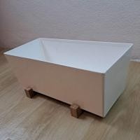 ราคา กระถางต้นไม้ IKEA BITTERGURKA สีขาว ขนาด 32 * 15 ซม. เหล็กกัลวาไนซ์ มือสอง สภาพดี ไม่มีตำหนิ (41773790065)