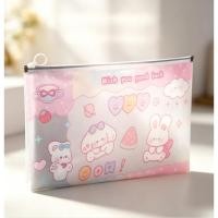 ราคา แฟ้มซองซิปขนาด A4 ผิวสัมผัสด้าน วัสดุหนาพิเศษ ลายการ์ตูนน่ารัก ทำจากพลาสติก PP คุณภาพดี เหมาะใส่เอกสาร ใบข้อสอบ สำหรับนั (49959630740)