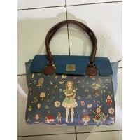 ราคา [Preloved] Brera x Art Fever Alice series สีฟ้า (41256373667)