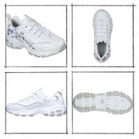 ราคา Skechers สเก็ตเชอร์ส รองเท้า ผู้หญิง D'Lites Sport Shoes - 149239-WLV รองเท้ามือสอง (21603539775)