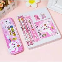 ราคา ph8180ชุดเช็ตเครื่องเขียน Smile ชุดกล่องดินสอ เครื่องเขียน (12192453928)