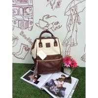 ราคา Anello polyurethane leather rucksack รุ่น Mini สีทูโทน (24794527206)