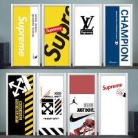 ราคา Nordic Street Wear สติ๊กเกอร์ติดประตู Self-Adhesive Cover Ugly Refurbishment Mizui สติ๊กเกอร์ติดประตูประตูไม้ที่กําหนดเอง (41026935690)